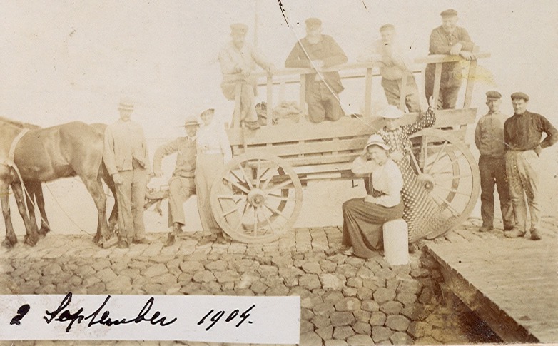reisje met paard en wagen 1926
